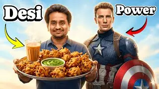 Garam Pakoda Aur🔥Captain America Ka Reaction | चाय - पकौड़ा😄