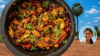 CHICKEN FRY | Pallipalayam Chicken Recipe | Village Cooking | Tamil Nadu Special Country Chicken Fry