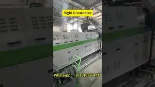 Double Stage Rigid Granulator Equipment for You
