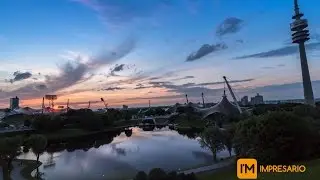 4k-Hyperlapse Day2Night in 40 sek.-Olympia Stadium-Munich-2016