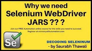 Why we need Selenium JAR files ?? - Decoding Selenium