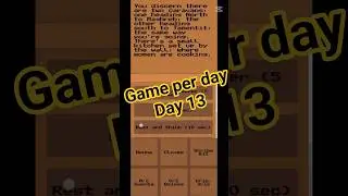 Game per day - Day 13 #unity3d #coding #gamedesign #gamedevblog #indiedev #gamedevelopment