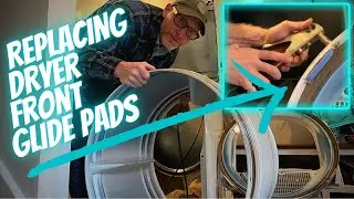 Replacing Dryer Front Glide Pads | Fixing a Noisy Maytag Dryer