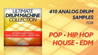 Ultimate Drum Machine Collection (410 Analog Drum Samples) - Sample Pack