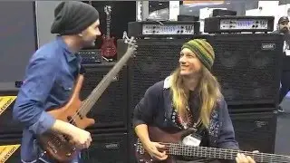 Wooton & Daigle Jam WARWICK Booth NAMM 2016