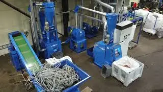 Tecnoecology T 500 Granulator plant working in Finland