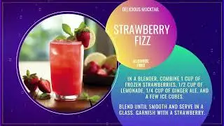 Strawberry Fizz Mocktail Recipe | Sparkling Summer Drink