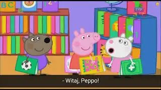 Świnka Peppa - Biblioteka (subtitles PL / польские субтитры / napisy PL)