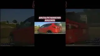 Brutal pit maneuver! #foryou #foryoupage #police  #dashcamfootage #pitmaneuver
