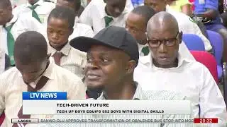 Tech-Driven Future: Tech Up Boys Equips SS2 Boys with Digital Skills