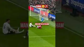 Manchester United vs Fulham ! CUNHA 🥶🤯 #shorts