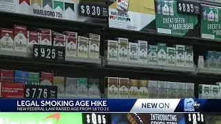 Smokers and retailers react to new age limit hike