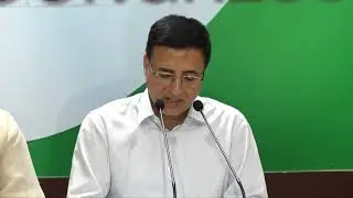 AICC Press briefing by Randeep Surjewala on former President Pranab Mukherjee's speech at RSS HQ