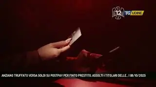 ANZIANO TRUFFATO VERSA SOLDI SU POSTPAY PER FINTO PRESTITO, ASSOLTI I TITOLARI DELLE... | 08/10/2025