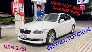 VRSF TURBO OUTLET CHARGE PIPE INSTALL TUTORIAL BMW 335i
