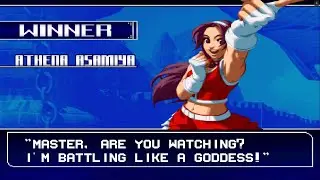 The King of Fighters 2003 [PCSX2(PS2)]: Single Mode Playthrough with Athena Asamiya [Level 4]