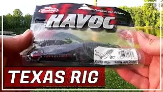 Realistic Bass Fishing with Texas Rig Soft Plastic Craws (Craw Fatty)