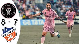 Messi Brilliance Continues! Watch The Best Highlights From Cincinnati Vs Inter Miami.