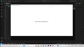 Win32 Application | Basic window with title HelloWin