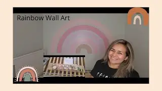 DIY Rainbow wall Art/DIY Rainbow Mural