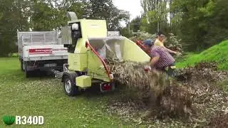Tocator de crengi si deseuri cu motor NEGRI R340 D