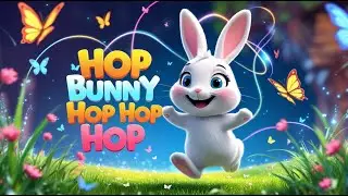 Hop Bunny Hop &ndash; Видео для детей, где можно попеть вместе | Детская песенка и танцевальная композиция