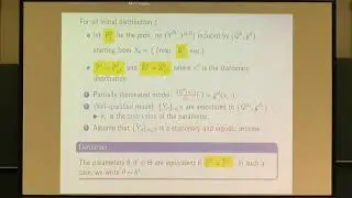 Prof. Randal Douc | Identifiability conditions for partially-observed Markov chains