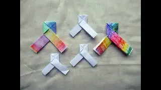 Origami love knot (traditional)