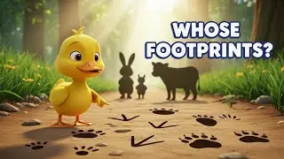 Whose Footprints Are These 👣🦆 Forest Track Guessing Game!