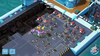 4 ER vs 5 ER HZ with Kavan (Second Wind) | Boom Beach Warships