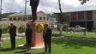 Wreath Laying Ceremony for Sir John Compton