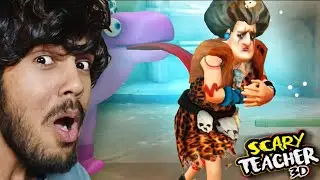 MISS T KO THANDH LAGGAYI 🥶🤣 | SCARY TEACHER STONE AGE CHAPTER 5 GAMEPLAY 