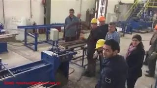 Brass rod/bronze rod peeling machine for small size and big size single bar