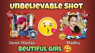 Beautiful Girl 😘 Unbelievable Shot 🔥 Carrom Disc Pool 