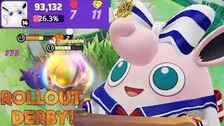 93K WIGGLYTUFF DAMAGE - A New Rollout + Slapping Personal Best! ~ Pokemon Unite