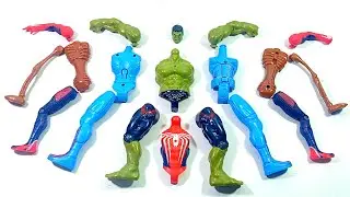 AVENGERS SUPERHERO.. HULK SMASH vs CAPTAIN AMERICA vs SIREN HEAD vs SPIDERMAN MILES MORALES.. 