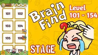Brain Find level 101 - 154 stage! Terupdate 👍 | Game Asah Otak
