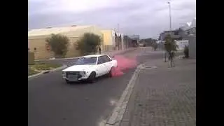 1JZ COROLLA MAKES RED SMOKE