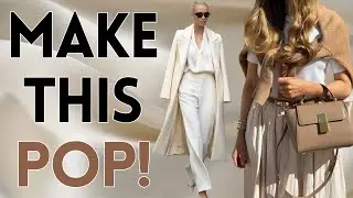 Easy Tricks to Make Monochrome and Tonal Outfits POP!
