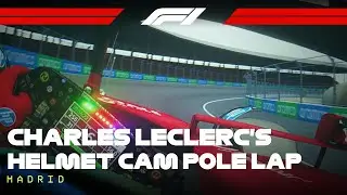 Charles Leclerc's First Look at Madrid Street Circuit - F1 Helmet Cam | Assetto Corsa