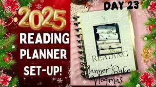 PLANNER BABE VLOGMAS | 2025 READING PLANNER SET-UP | DAY 23