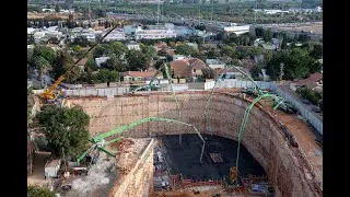 דניה יציקת רפסודה  בניין 5  פרויקט אאורה רמת השרון - צילום חכם רמי חכם