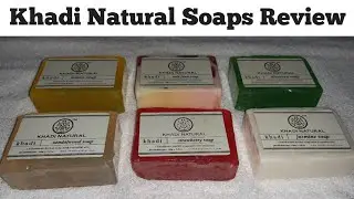 Khadi Natural Handmade Herbal Soaps Review In Telugu | Khadi Soaps Review | Khadi Handmade Soaps 🥰