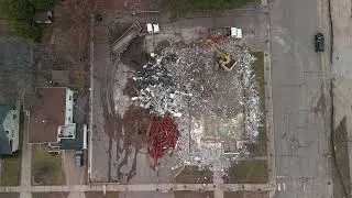 Marquette UPHS demolition Clean Up HyperLapse