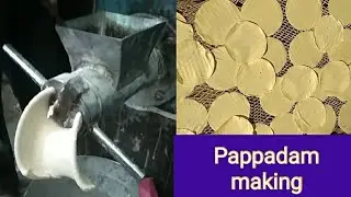 pappadam making process in factory contact-8806041443