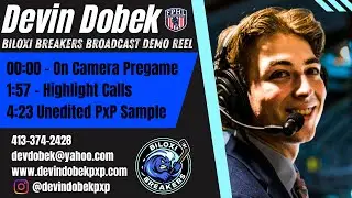 Devin Dobek: Biloxi Breakers TV/Radio Hybrid Broadcast Reel.