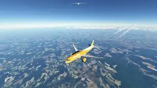 MSFS2020 A320 FLYBYWIRE From LSGG to LFPG with FSRealistic Add on