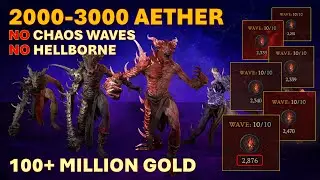Over 2000 aether per run, 100 mil gold - Best way to farm infernal hordes - Diablo 4 Season 11