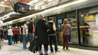 LINHA AMARELA METRO S&atilde;O PAULO/UMA DAS MAIS MODERNAS DO MUNDO