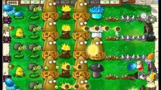 plants vs zombies-MY ULTIMATE LAWN DEFENCE!! :D